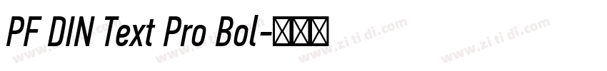 PF DIN Text Pro Bol字体转换
